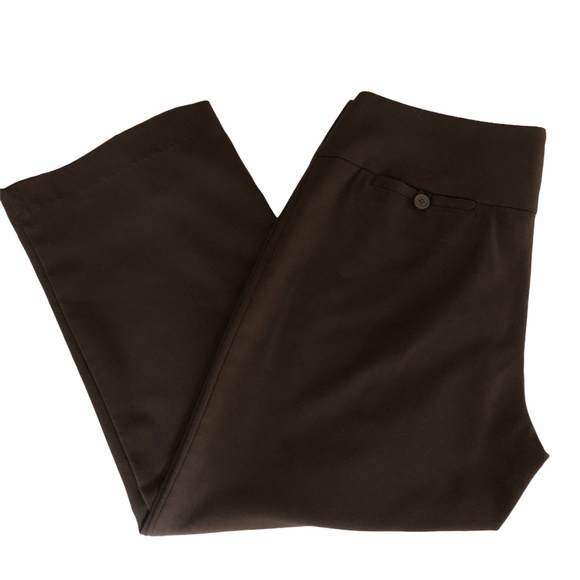 ZINC Cropped Pants In Brown. Size 9 (Fits like 6) - Picture 2 of 7